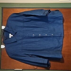 TALBOTS , 22w Jean blouse